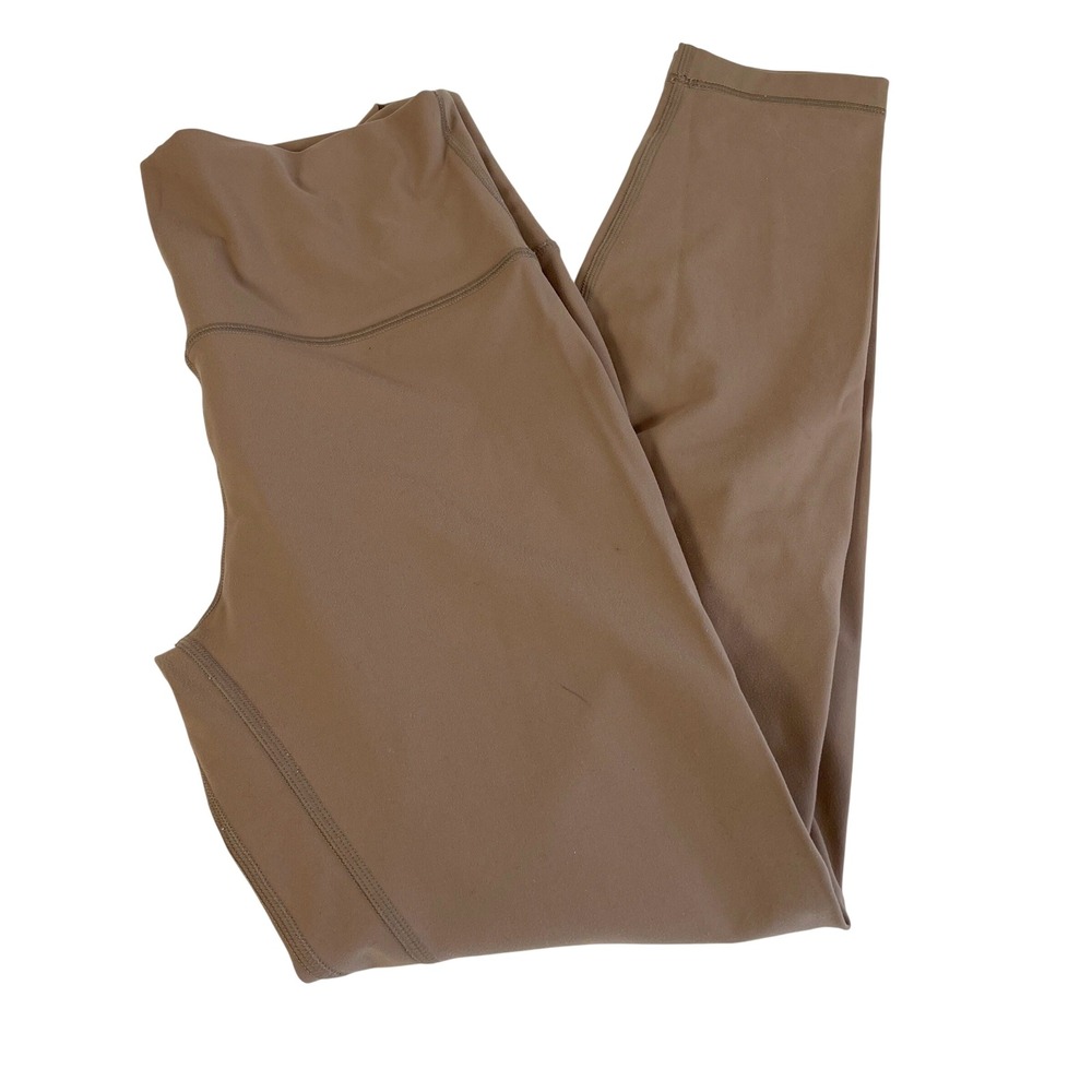 HeyNuts Hawthorn Workout Yoga Cropped Leggings Brown Size‎ 4 Womens Athletic